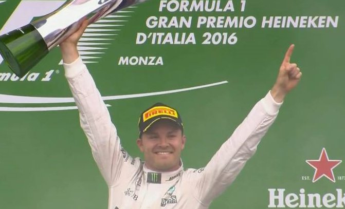 Rosberg está a dos puntos de Hamilton tras ganar el GP de Italia