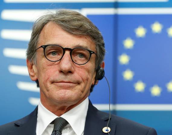El presidente del Parlamento Europeo, David Sassoli, falleció este martes a los 65 años.