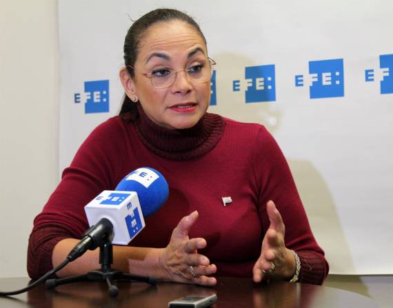 En la imagen, la hermana del exmandatario de Ecuador Rafael Correa, Pierina Correa.