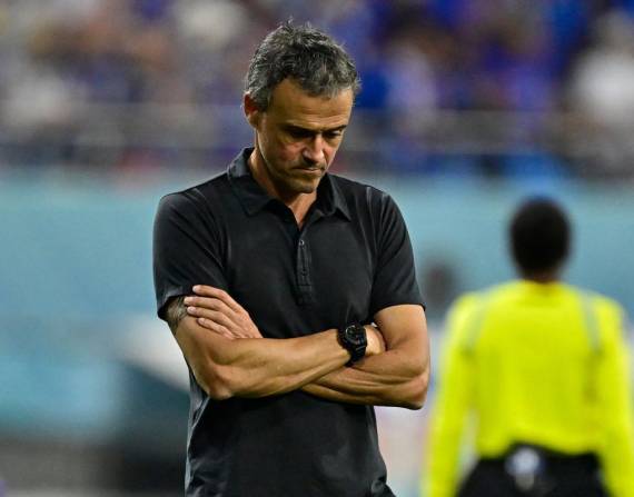 Luis Enrique, director técnico español.