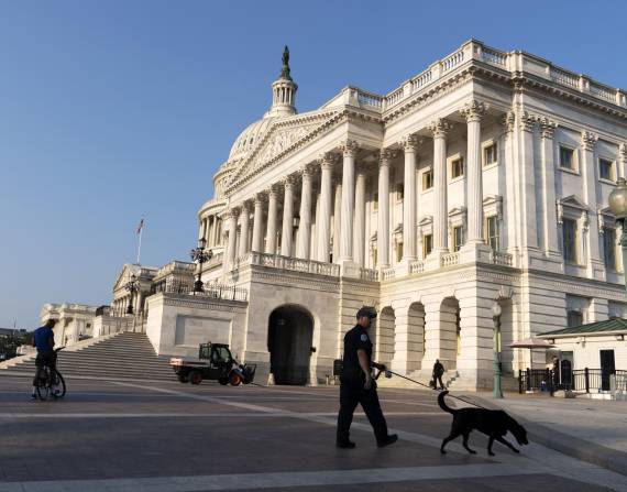 En esta fotografía del 27 de julio de 2021 se muestra el Capitolio de Estados Unidos, en Washington.