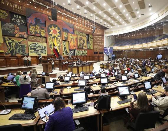 Imagen del Pleno del Parlamento durante la sesión.