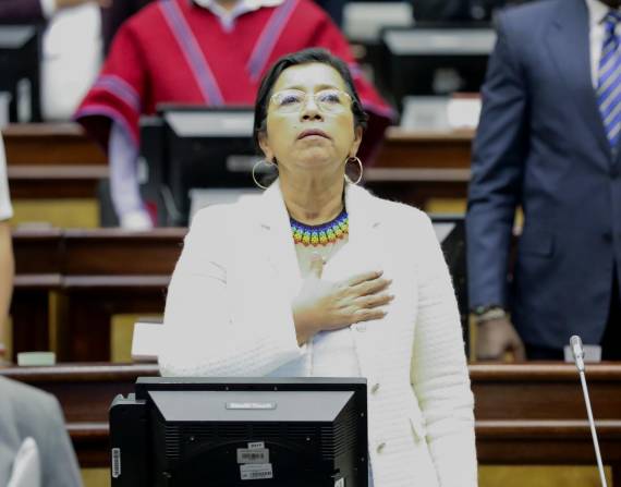 La presidenta Guadalupe Llori no dirigió la sesión del 26 de abril de 2022.