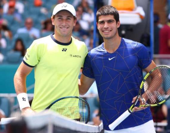 Ruud y Alcaraz, tenistas de la nueva generación.