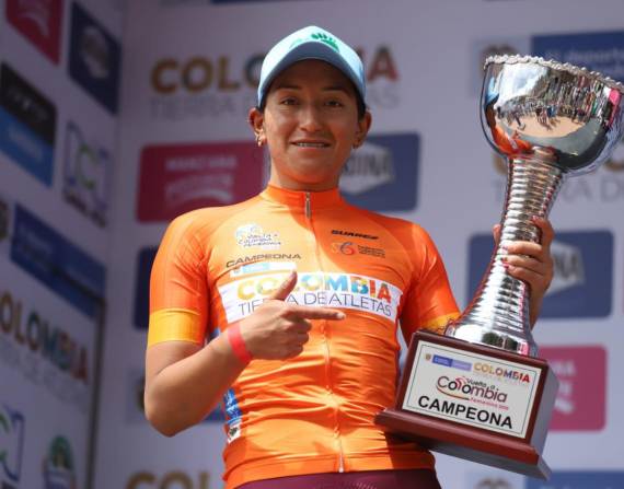 La ciclista ecuatoriana Myriam Nuñez ganó la Vuelta Colombia 2020