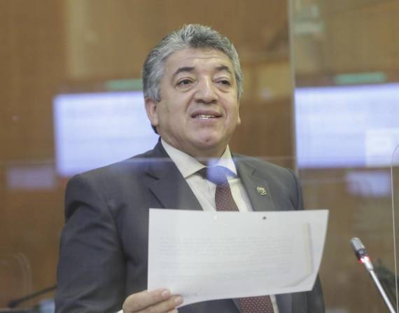 Asambleísta Eckner Recalde no fue destituido de su cargo