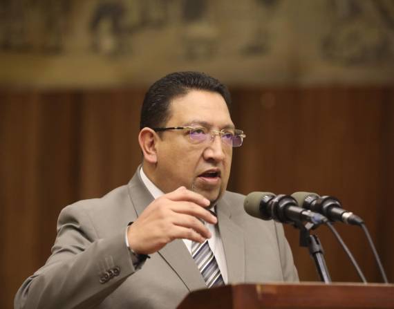 Virgilio Saquicela Espinoza es presidente de la Asamblea desde el 31 de mayo del 2022.