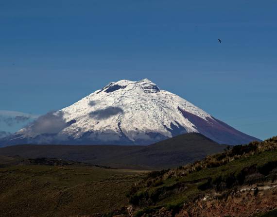 El Volcán Cotopaxi, visto desde la provincia de Napo, en una fotografía de archivo.