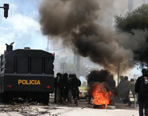 Los disturbios continúan en las manifestaciones en Quito.
