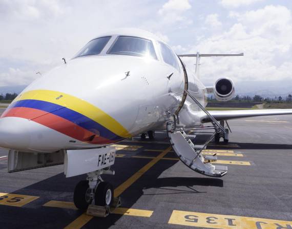 El avión Legacy fue adquirido en el 2008 durante la gestión del expresidente Rafael Correa.