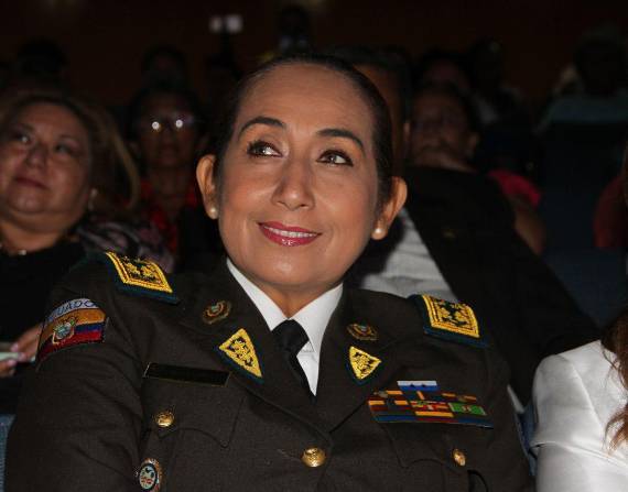 Ex Comandante de la Policía, Tannya Varela.