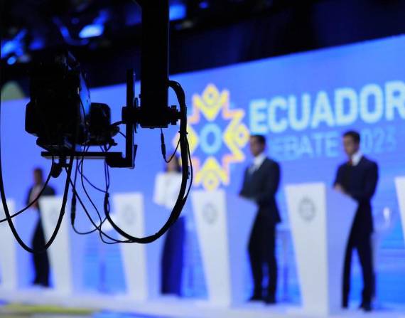 Imagen de archivo del Debate Presidencial en 2023.