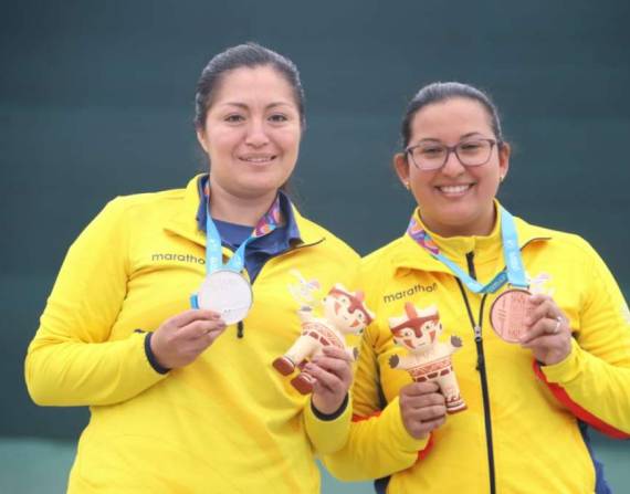 Diana Durango y Marina Pérez lograron la presea de plata y bronce.