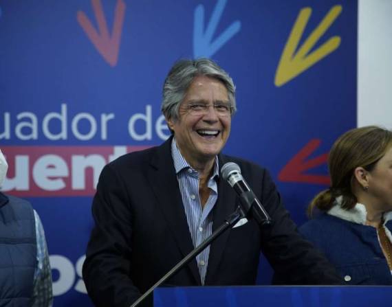 Rueda de Prensa por parte del presidente electo, Guillermo Lasso. Foto: API