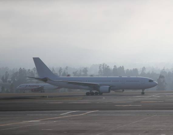 Un vuelo en el Aeropuerto Mariscal Sucre de Quito.