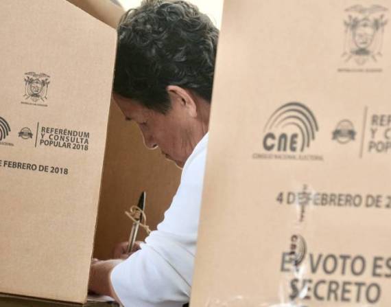 Imagen de archivo de las elecciones del 4 de febrero de 2018.