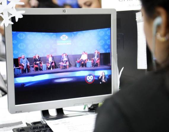 Los debates se monitorean por funcionarios del CNE.