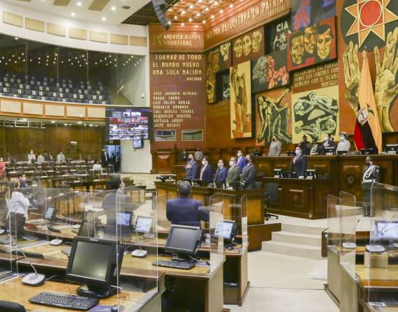 En la sesión plenaria 730, la Asamblea Nacional con 104 votos aprobó incluir a debate un pedido de investigación sobre los Pandora Papers. Foto: Asamblea Nacional