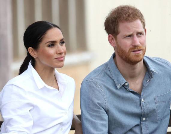 El príncipe Harry y su esposa Meghan en una imagen de archivo.
