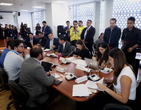 La sesión de la Comisión de Desarrollo Económico, Productivo y la Microempresa de la Asamblea.