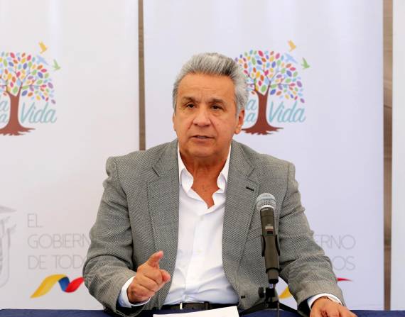 Lenín Moreno Garcés fue presidente del Ecuador en el periodo 2017 - 2021.