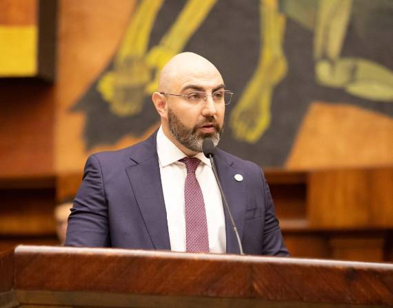 Mario Godoy en el pleno de la Asamblea Nacional.