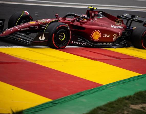 Carlos Sainz partirá primero en la Gran Premio de Bélgica