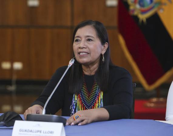 Guadalupe Llori fue presidenta de la Asamblea Nacional