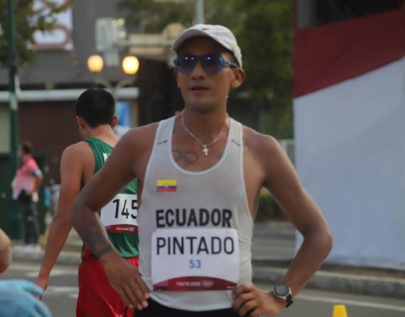 Daniel Pintado, tras haber terminado la competencia.