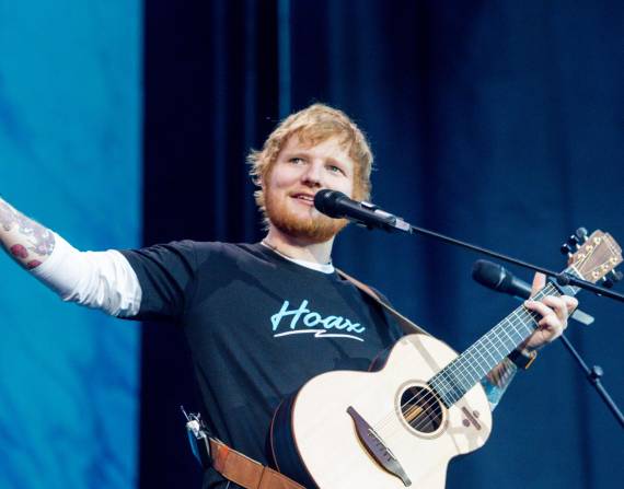 El cantautor británico Ed Sheeran da un concierto en el estadio Wanda Metropolitano de Madrid. Ricardo Rubio / Europa Press