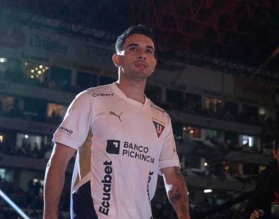 Lautaro Pastrán, jugador de LDUQ.