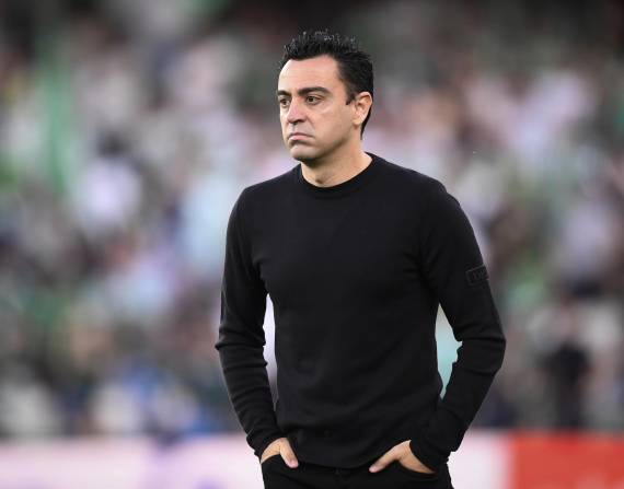 Xavi Hernández, técnico de FC Barcelona.