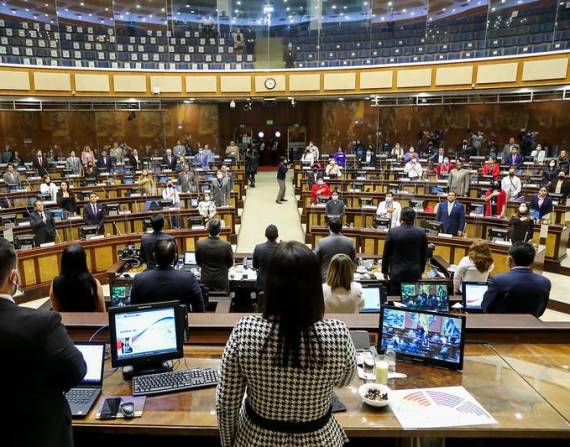 Imagen de una sesión del Pleno de la Asamblea, el 24 de febrero de 2022.