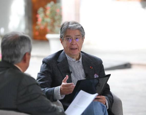 Lasso ofreció una entrevista este miércoles en el Palacio de Carondelet.