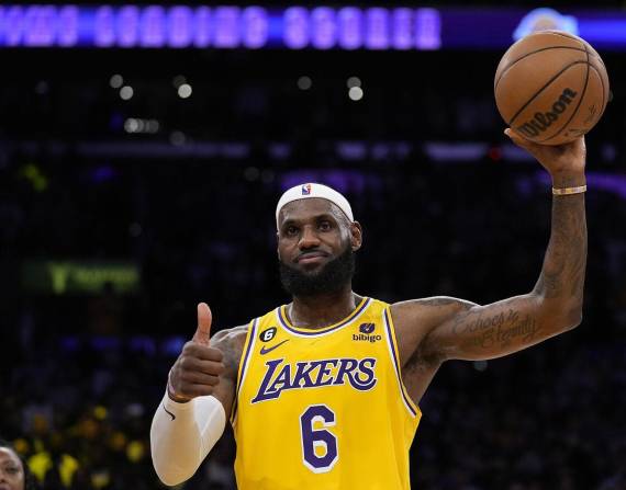 Lebron James, máximo anotador en la historia de la NBA.