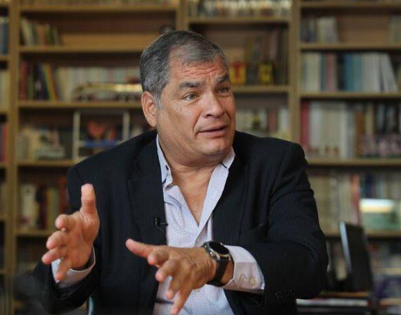 Rafael Correa, expresidente de la República