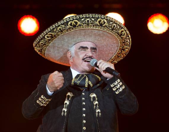 El cantante mexicano Vicente Fernández, en una fotografía de archivo. EFE/Fernando Aceves