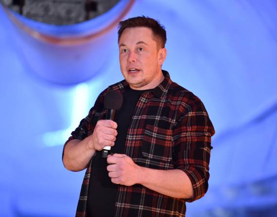 Fotografía de archivo en la que se registró al multimillonario estadounidense Elon Musk. EFE