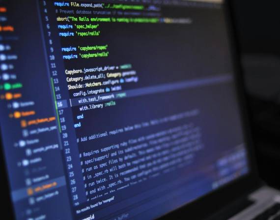 Imagen referencial para graficar información en una computadora.