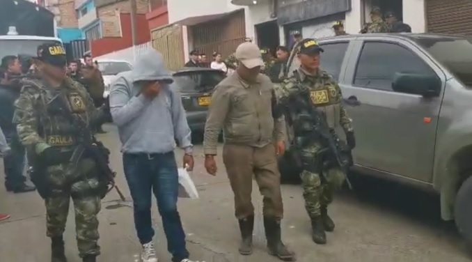 11 colombianos detenidos por secuestrar a ecuatorianos en frontera