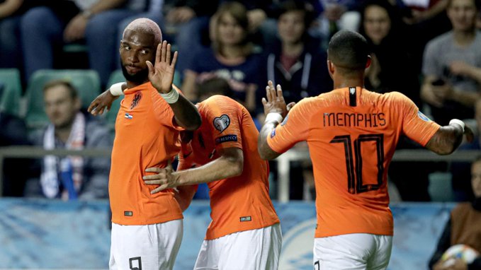 Holanda goleó de visitante a Estonia