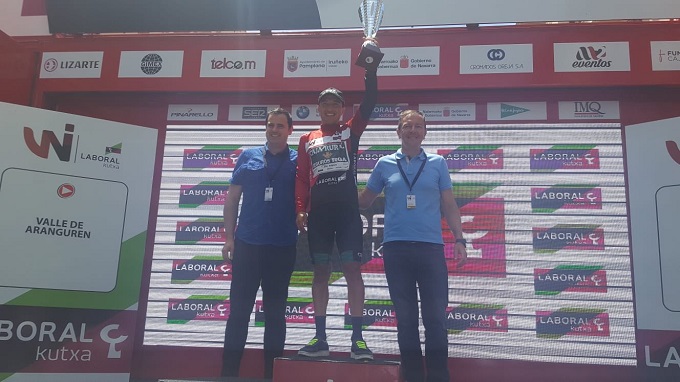Jefferson Cepeda campeón de la Vuelta a Navarra