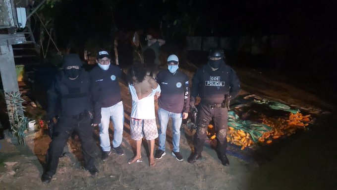 Quinto delincuente más buscado del país fue detenido en Esmeraldas