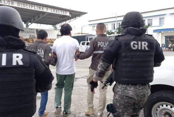 Ciudadano holandés detenido por la Policía de Ecuador. Foto: Twitter