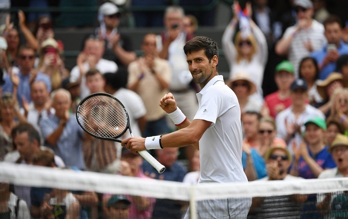 Djokovic pasó a cuartos de Wimbledon por undécima vez