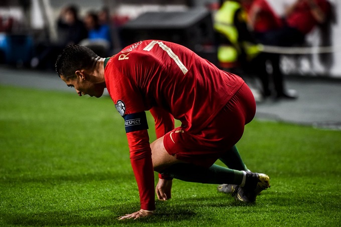 Cristiano Ronaldo, despreocupado por su lesión