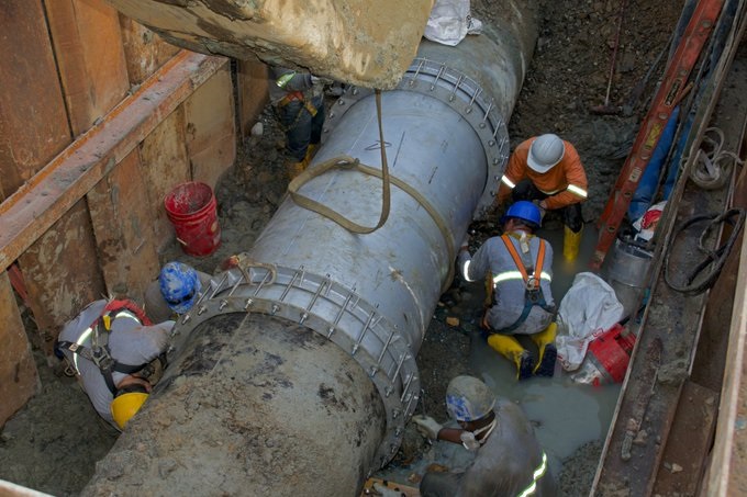Suspenden servicio de agua potable en norte de Guayaquil