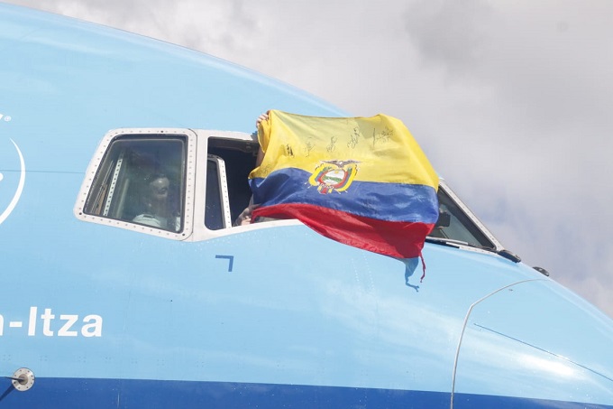 La Selección Sub-20 arribó a Ecuador