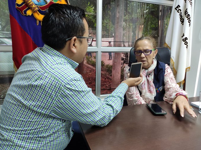 Berenice Cordero renuncia al MIES