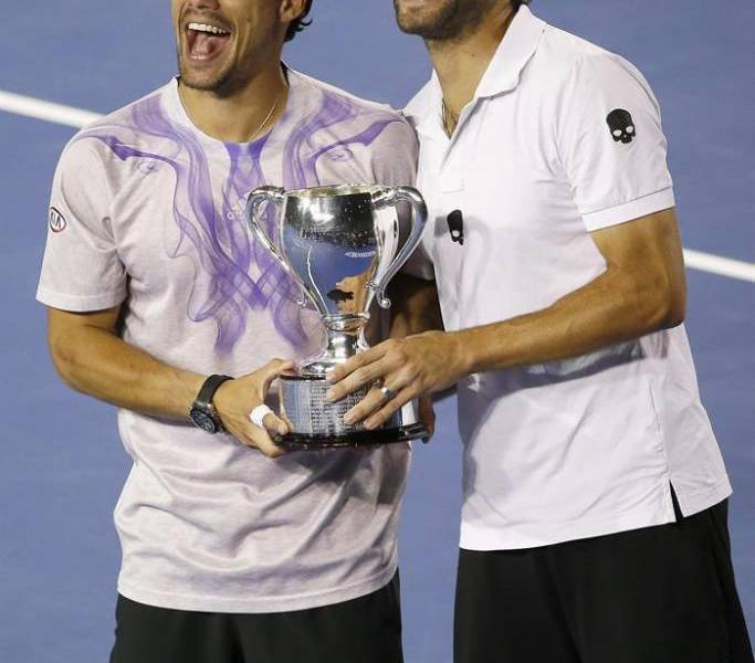 Los italianos Fognini y Bolelli ganan el dobles en Australia